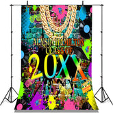 Lofaris Colorful Hip Hop Graffiti Wall Class Of 2022 Backdrop